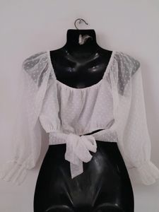 Off White Crop Top (Women's)