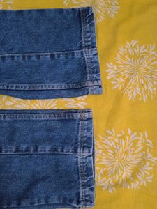 Blue Denim Cargo Jeans