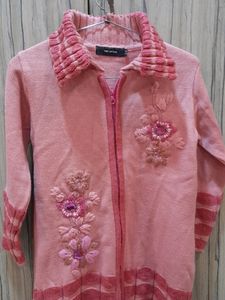 A Woolen Sweater Jacket
