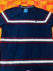 Teamspirit Men's Striped T-Shirt