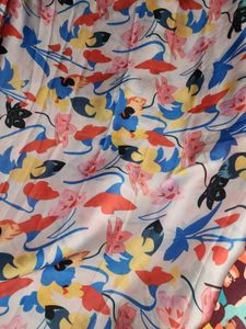 Vibrant Floral Print Dupatta
