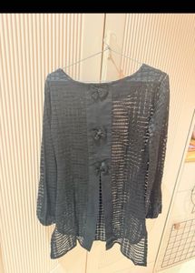 Chic Black Lace Top