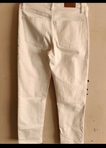 Bershka White Jeans