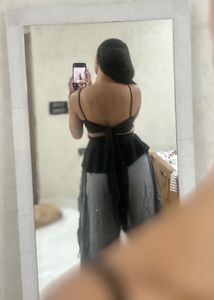 Chic Black Off-Shoulder Peplum Top