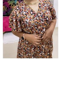 Chic Floral Print Midi Dress