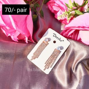Rose gold tassels Earrings