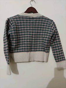 Chic Plaid Cardigan