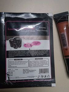 Hair Mask &amp; Charcoal Peel-Off Mas
