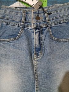 H&amp;M Blue Denim Skirt
