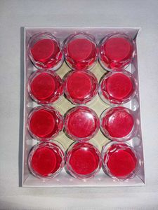 Premium Red Round Ring Box Set (12 Pieces) | Jewel