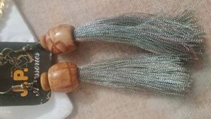 Thread Earrings And Oxidise Rings