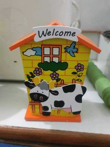 combo Cow piggy bank for kids and googles