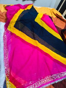 Elegant Blue Embellished Lehenga Choli