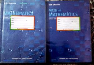 R.D. Sharma  Mathematics Class IX with MCQ booklet