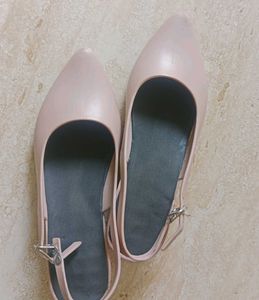 Chic Nude Wedge Heels