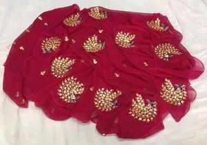 pure chiffon saree....only in cash.fix prices