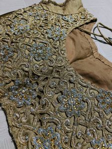 Sparkling Gold Embellished Blouse