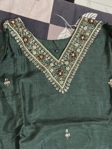 Party wear Silk kurta with dupatta