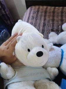 Cute White Polar Bear Plush Toy