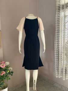 Elegant Black &amp; Cream Dress