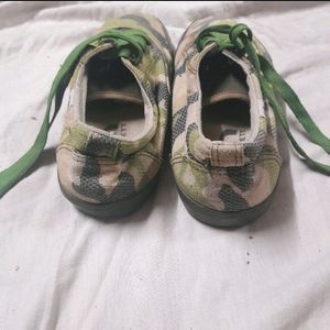 👟Mens Camo Print Canvas Sneaker Slip On Casual Shoe Military Camouflage Stylish Fabric Shoe Running Walking Sneaker For Men Boys Men's Footwear Size 43