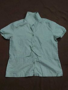 Light Green String Shirt