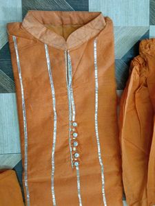 Orange  Sharara set