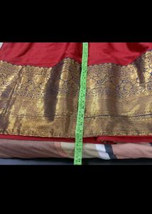 Premium Maroon Banarasi Style Ethnic Wear Gown