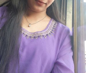 Elegant Purple short Kurti