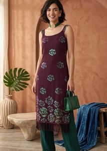 Sparkly Sequin Rose Kurti
