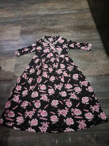 Black Floral Maxi Dress