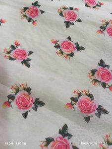Floral Print Anarkali Gown