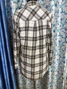 Pure Cotton Plaid Shirt