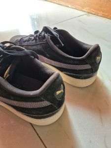 Puma Black Suede Sneakers