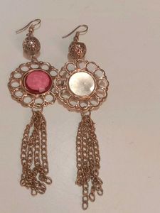 Pink Dangle Earrings