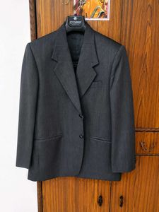 Men's Charcoal Grey Formal Blazer | Size 42 (L)