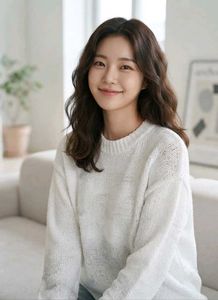 white knitted stylish korean top