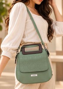 Stylish Green Crossbody Bag