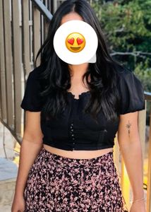 Floral Print Skirt &amp; Top Set