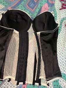 Black Pink Corset