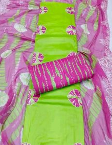 Unstitched Jaipuri Cotton Suit