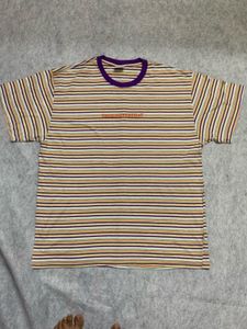 Thisisneverthat Striped Graphic T-Shirt