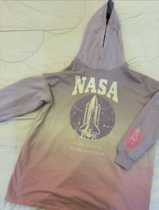 NASA Oversized Graphic Tunic Sweatshirt
