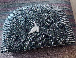 Beaded Peacock Tea Cosy