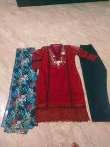 Elegant Embroidered Kurta Set