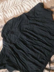 Chic Black Button-Up Top