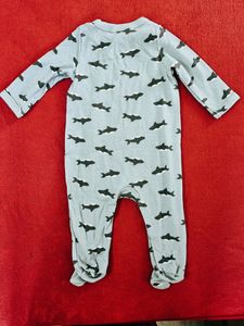 Grey Shark Rompers