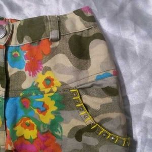 Floral Camo Skinny Pants for kids
