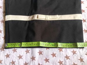 Black &amp; Cream Bow Detail Tube Top