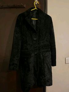 Black Velvet Finish Coat